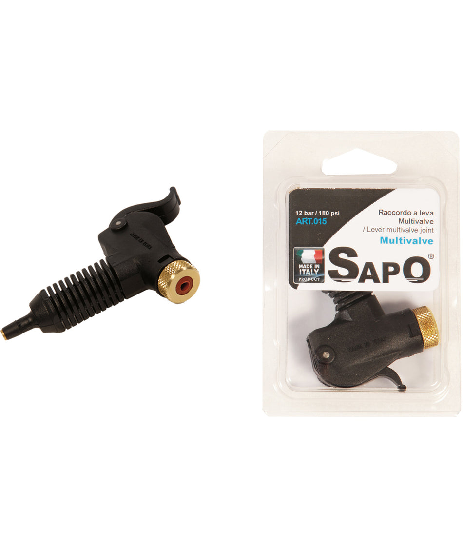 Raccordo Sapo a leva multivalve
