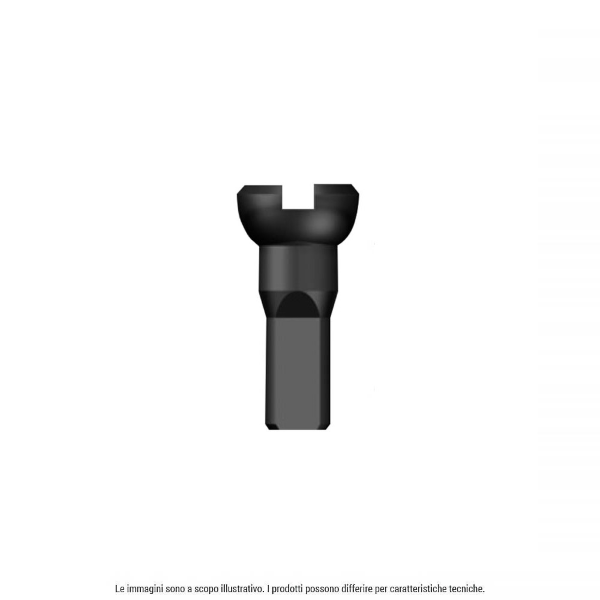 Sapim - Polyax Speichennippel aus Messing 12mm Schwarz Packung 100 Stück