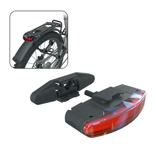 Sks Germany - Luce posteriore per portapacchi Infinity Universal Flash