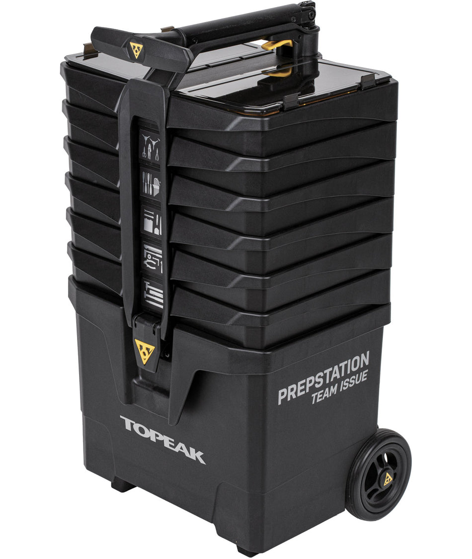 Trolley portautensili Topeak Prepstation team issue con 47 utensili professionali