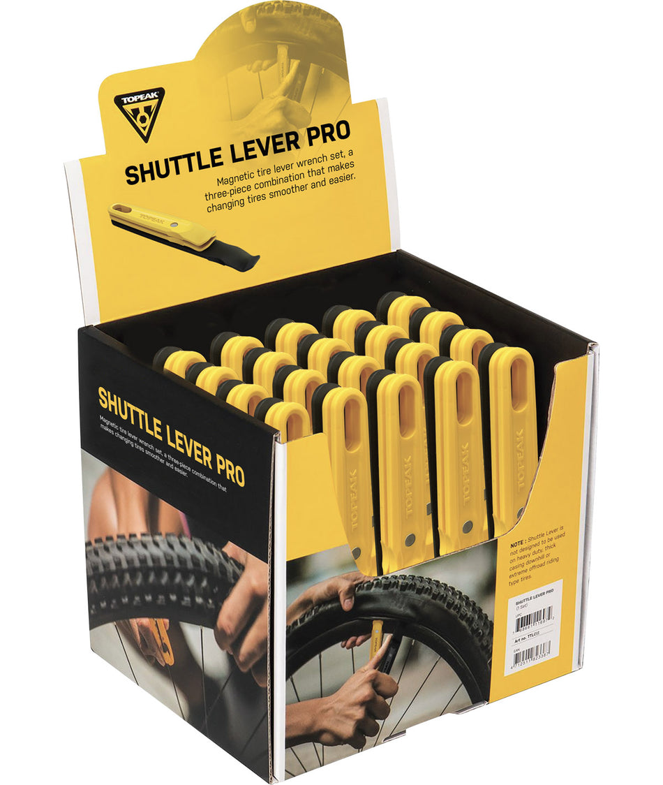 Topeak Espositore da banco levagomme Shuttle Lever Pro da 20 pz