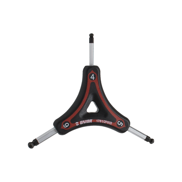 Unior - Chiave tripla a brugola a Y con estremità sferiche 1781/2HXS-US