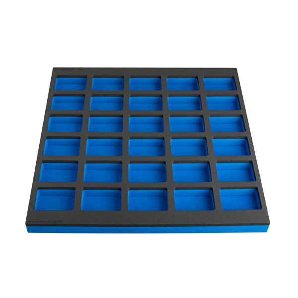 Unior - Vassoio vuoto preforato 30 scomparti VL990WD1 per cassettiera larga