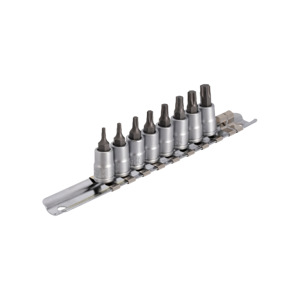 Unior - Set bit Torx 187HTXP8 con bussola 1/2 su binario