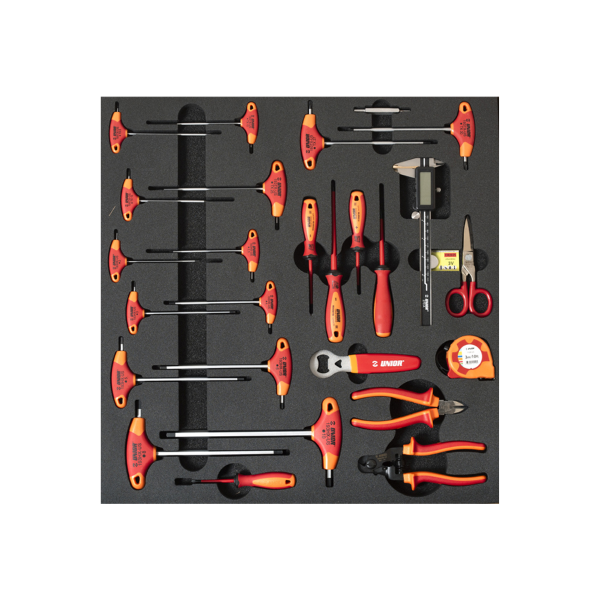 Unior - Set utensili SET1-2600AC in vassoio SOS per cassettiera larga - attrezzi generici