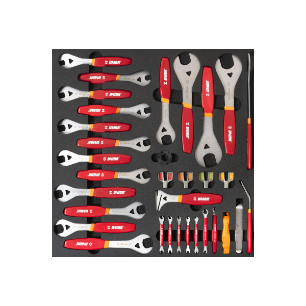 Unior - Set utensili SET3-2600AC in vassoio SOS per cassettiera larga - attrezzi ruote
