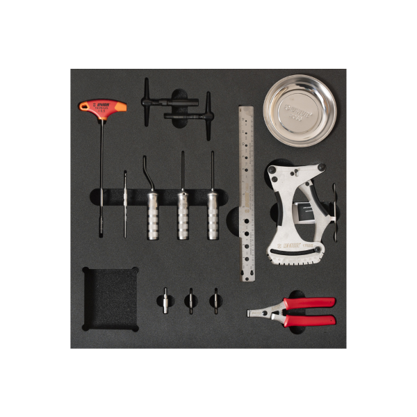 Unior - Set utensili SET1-2600C in vassoio SOS per cassettiera larga - attrezzi costruzione ruote