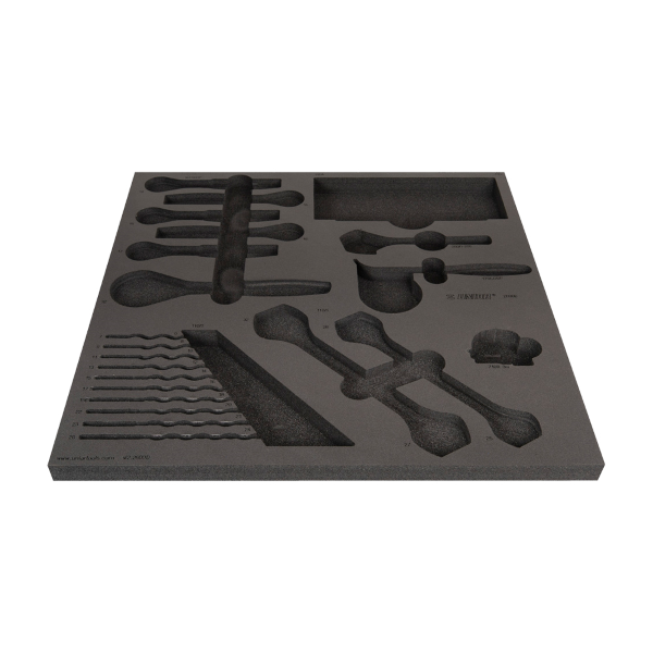 Unior - Vassoio vuoto portautensili preforato vl2-2600D per set utensili SET2-2600D per cassettiera larga