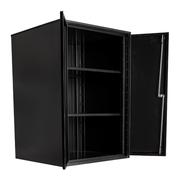 Unior - Armadio basso portautensili  949.1-BLACK con ante e scaffali - Nero, altezza 1,02m