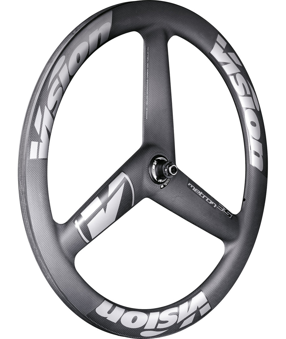 Ruota Vision Metron 3-Spoke DB copertoncino centerlock tubeless post.