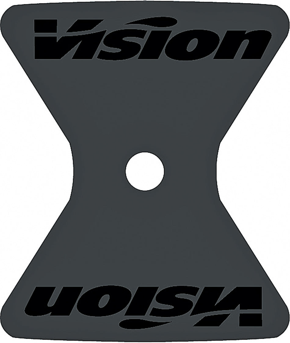 Adesivo Vision ferma valvola nero/grigio