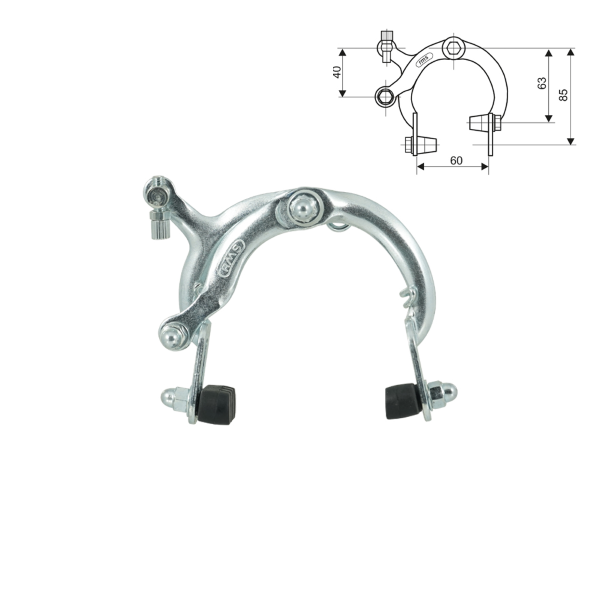 Wag - COPPIA FRENI A GANASCIA SENIOR - 2 PZ, 63/85 MM