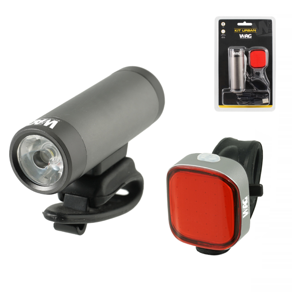 Wag - Kit luci URBAN (anteriore 400 lumen)