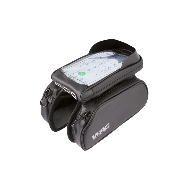 Wag - Borsa tubo orizzontale porta smartphone TOP TUBE DOUBLE