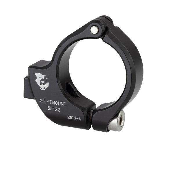 Wolftooth - Adattatore Shiftmount 22-ISII per COMANDO SHIMANO I-SPEC II su manubrio da 22,2mm
