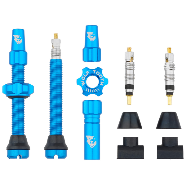 Wolftooth - Coppia VALVOLE TUBELESS compatibili inserti copertoni