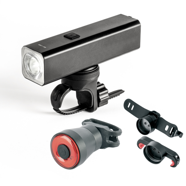 Kit de Luces Delanteras y Traseras Paquete Skuad Vega+Mixo 1800 Lúmenes