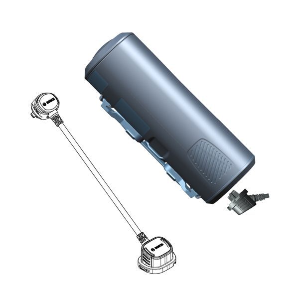 Bosch PowerMore Kabel, Kabelverlegung Vom Batteriehalter Weg