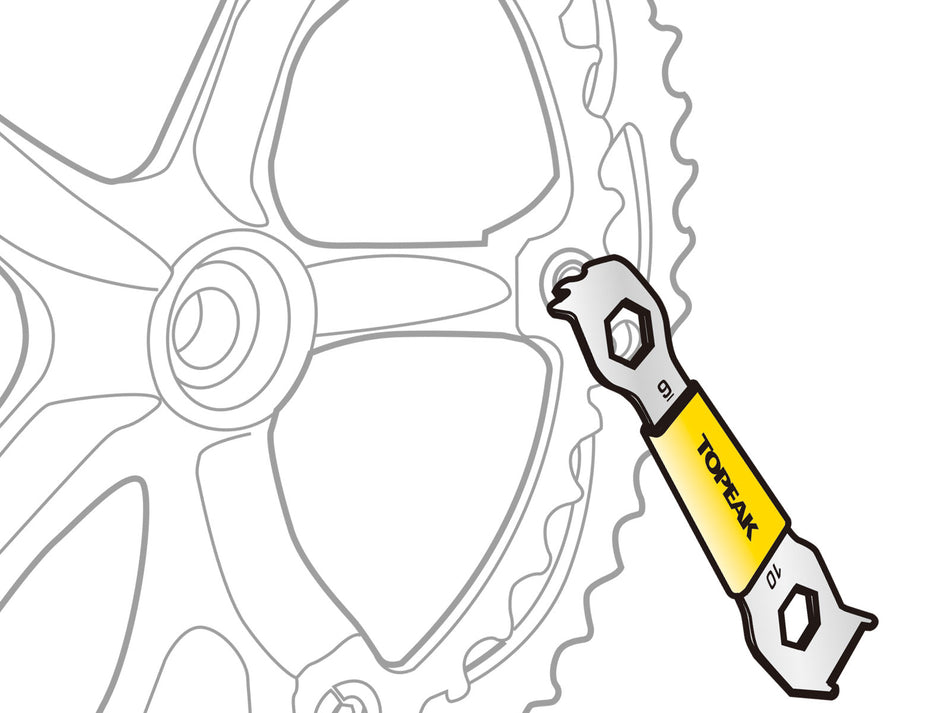 Chiave Topeak Chainring Nut Wrench