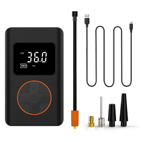 Mini Compressore Universale Barbieri 10 Bar Per Tutte Le Valvole Con Display Digitale