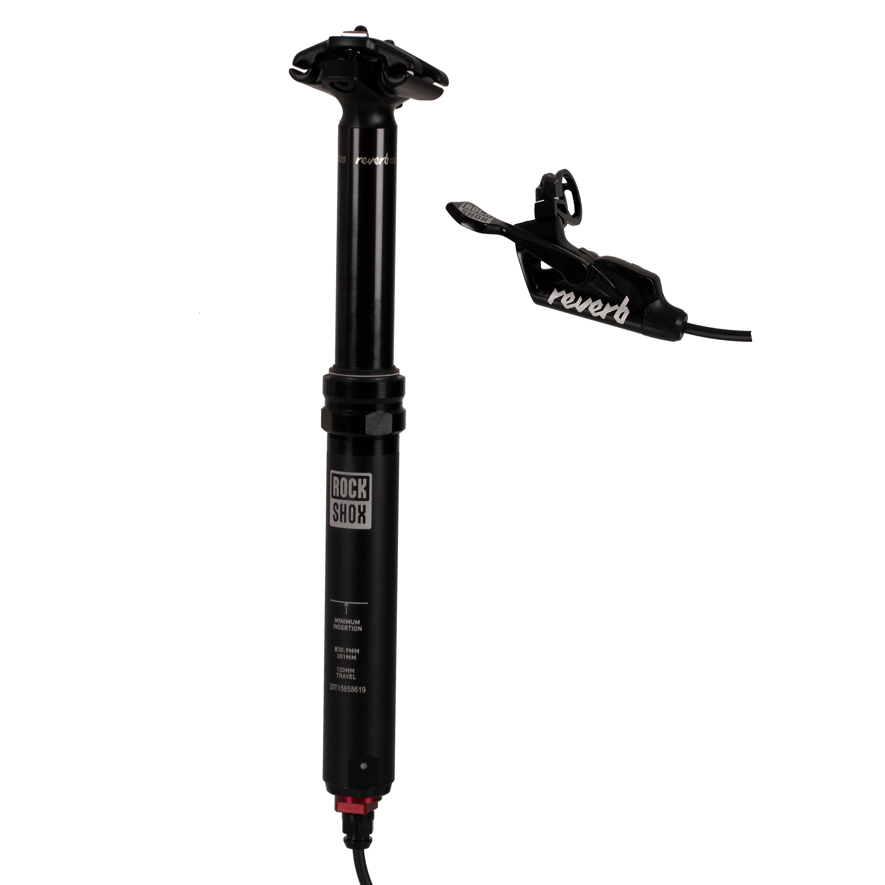 rockshox reverb stealth 1x remote c1 teleskop-sattelstütze RockShox Reverb C1 Stealth 1X Remote Teleskop-Sattelstütze