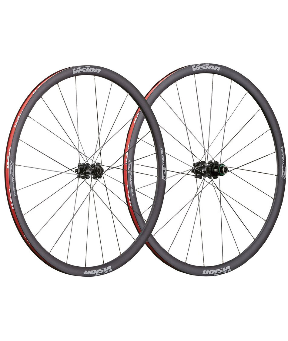 Laufräder Vision Team AGX i23 DB Faltreifen Centerlock Tubeless