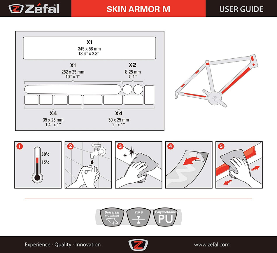 Protezione per telaio Zefal Skin Armor M